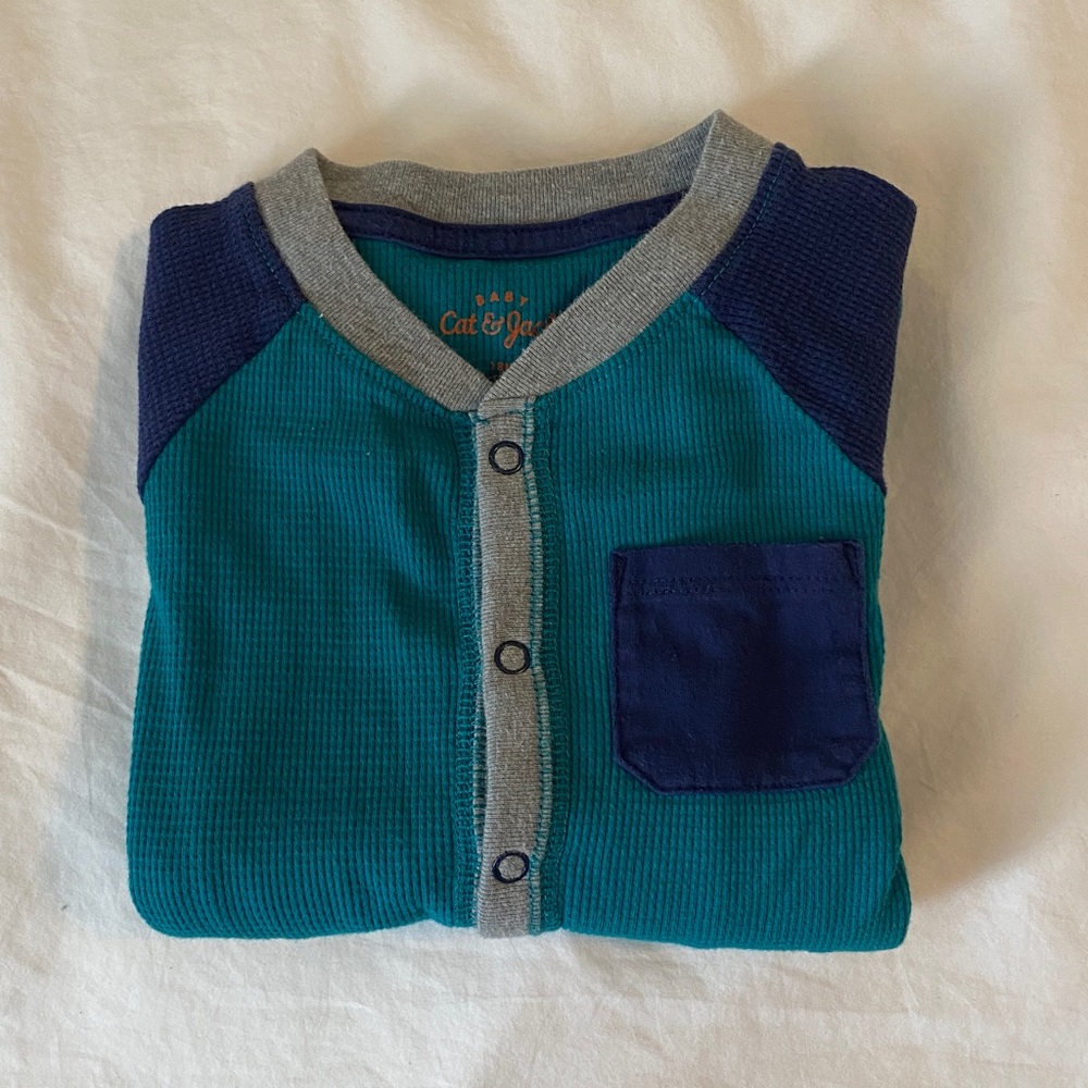 Cat & Jack Snap-Front Ribbed Onesie